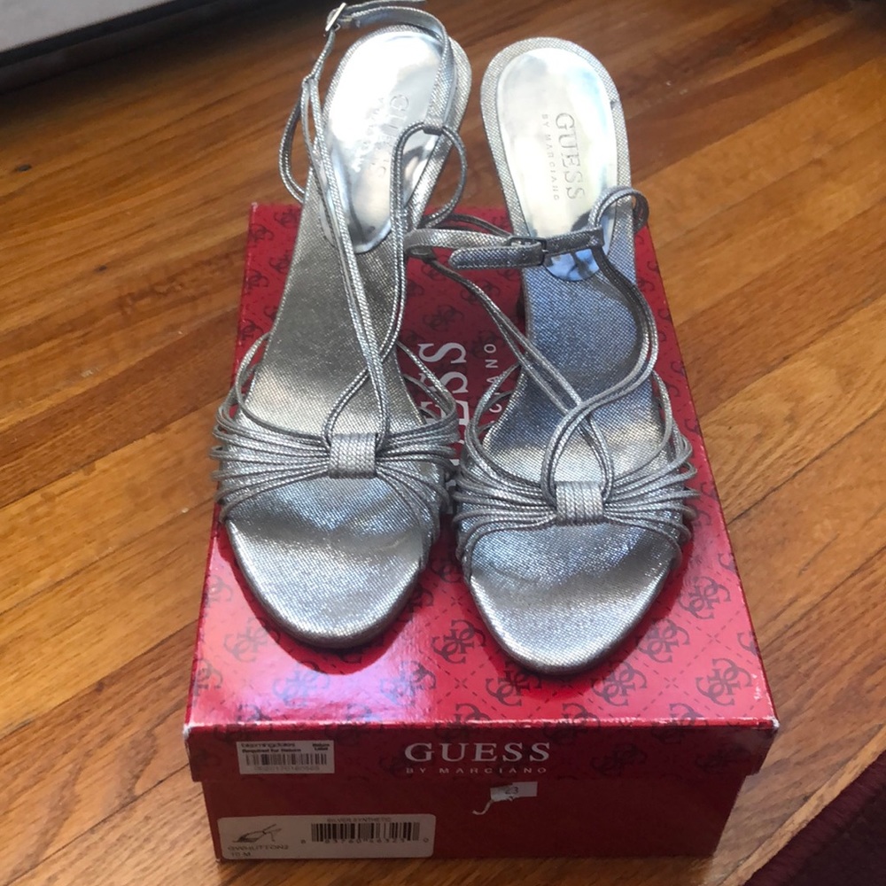 Guess - silver sandals